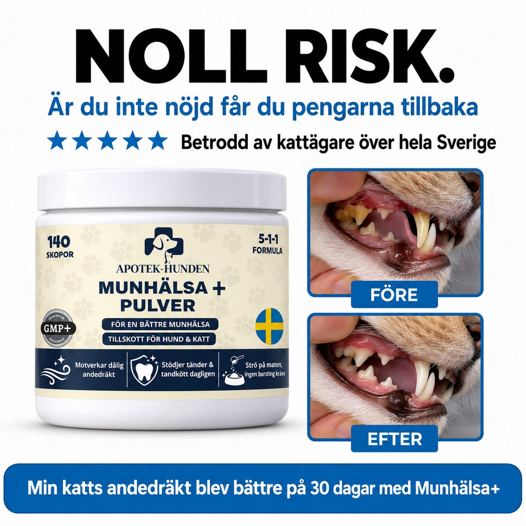 Noll risk — 30 dagars nöjdhetsgaranti, betrodd av kattägare