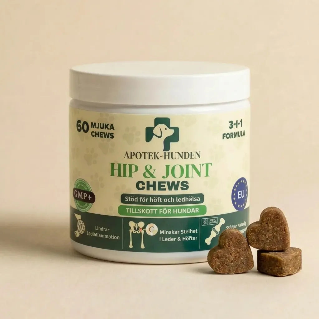 ApotekHunden 3-i-1 Ledtillskott – stödjer hundens leder och rörlighet