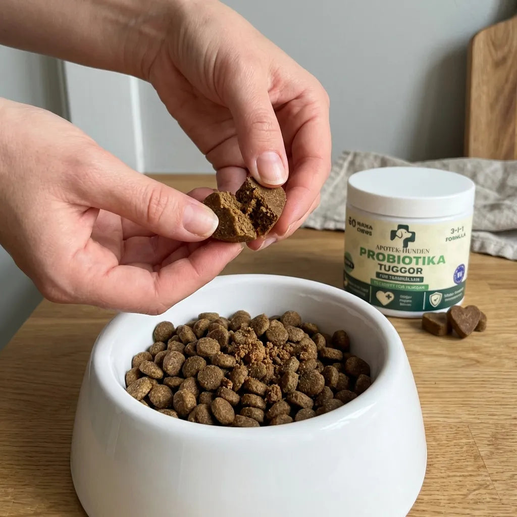 Apotek Hunden - 3-i-1 probiotika, der løser din hunds mave-, hud- og energiproblemer 